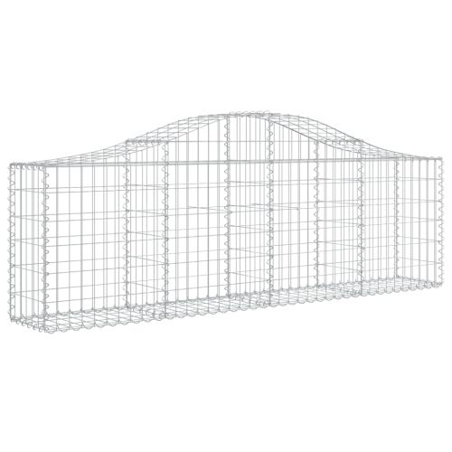 Дъговидна габионна кошница 200x30x60/80 см поцинковано желязо