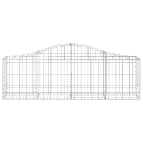 Дъговидна габионна кошница 200x30x60/80 см поцинковано желязо