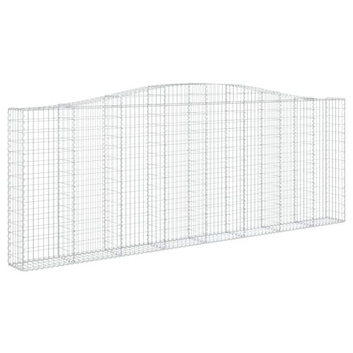 Дъговидна габионна кошница 400x30x140/160 см поцинковано желязо