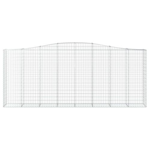 Дъговидна габионна кошница 400x50x160/180 см поцинковано желязо