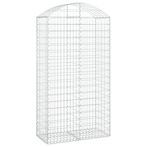 Дъговидна габионна кошница 100x50x180/200 см поцинковано желязо