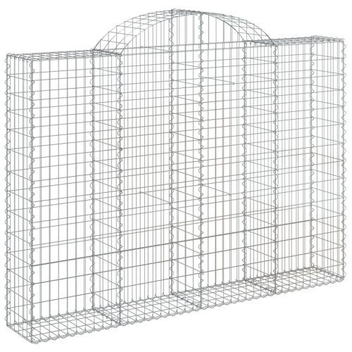 Дъговидна габионна кошница 200x30x140/160 см поцинковано желязо