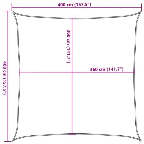 Платно-сенник, 160 г/м², червено, 4x4 м, HDPE