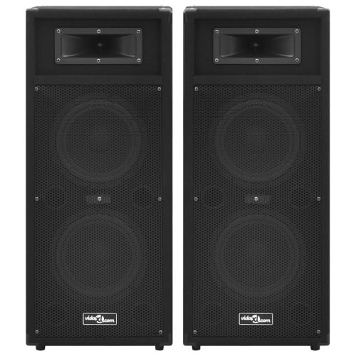 Професионални пасивни Hifi говорители за сцена 2 бр 1000W черни
