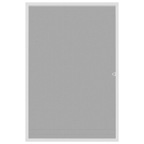 Мрежа против насекоми за прозорци, бяла, 80x120 см