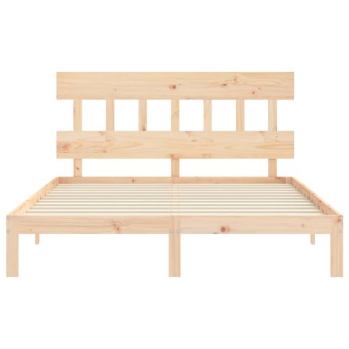 Рамка за легло с табла King Size масивно дърво