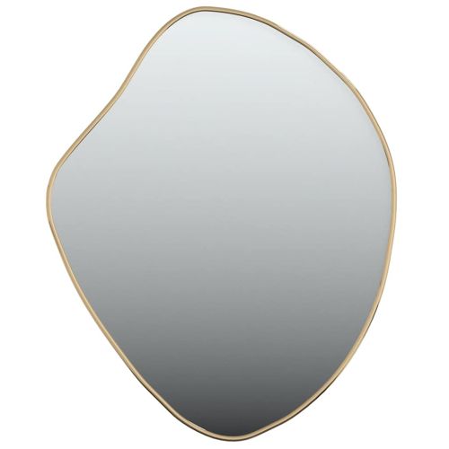 Стенно огледало злато 60x50 см