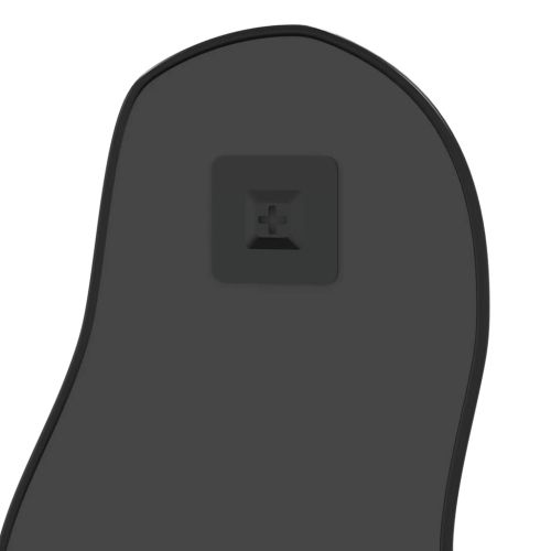 Стенно огледало черно 60x25 см
