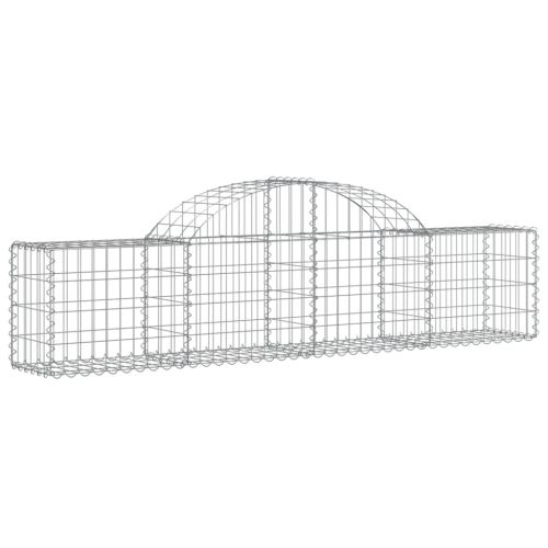 Габионни кошници арка 8 бр 200x30x40/60 см поцинковано желязо