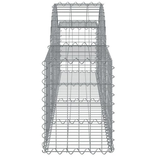 Габионни кошници арка 8 бр 200x30x40/60 см поцинковано желязо