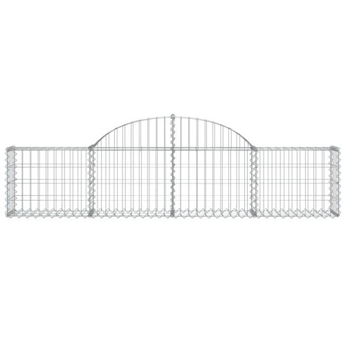 Габионни кошници арка 13 бр 200x30x40/60 см поцинковано желязо