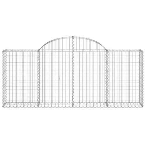 Габионни кошници арка 6 бр 200x30x80/100 см поцинковано желязо