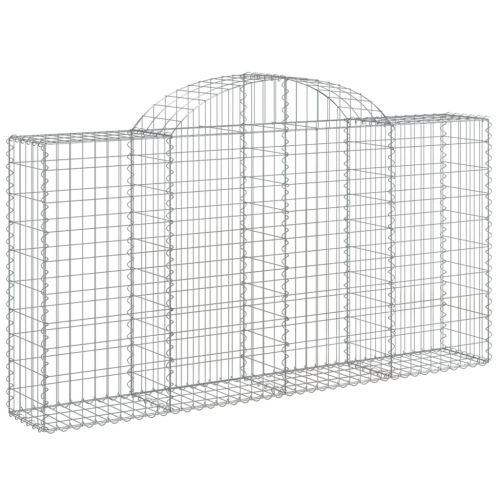 Габионни кошници арка 8 бр 200x30x100/120 см поцинковано желязо