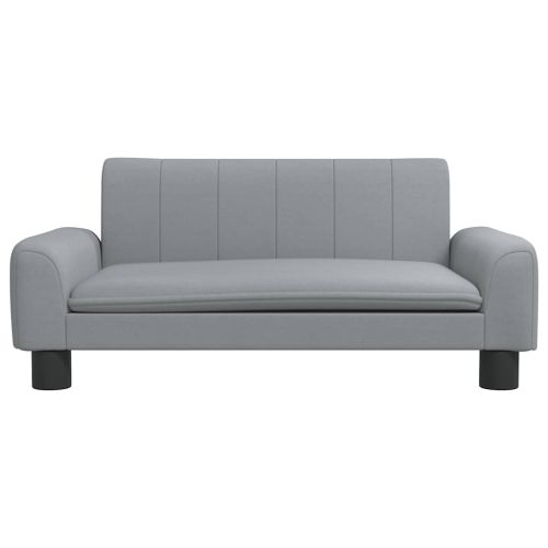 Кучешко легло светлосиво 70x45x30 см текстил