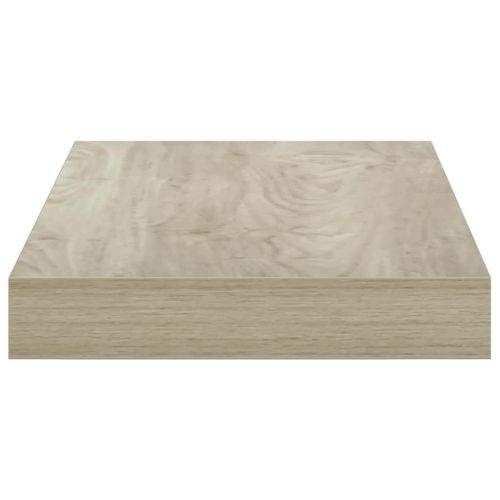 Окачени стенни рафтове, 4 бр, дъб, 40x23x3,8 см, МДФ