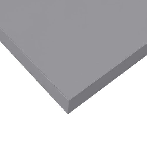 Окачени стенни рафтове, 2 бр, сиви, 50x23,5x3,8 см, МДФ