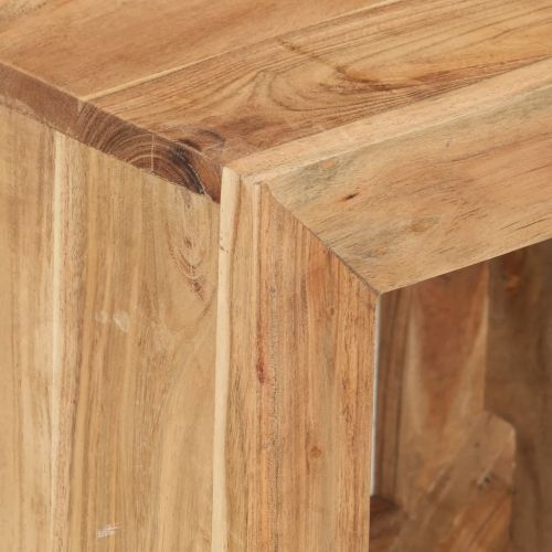 Табуретка 40x30x40 см масивно дърво акация
