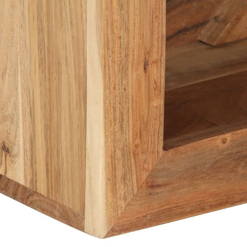 Табуретка 40x30x40 см масивно дърво акация