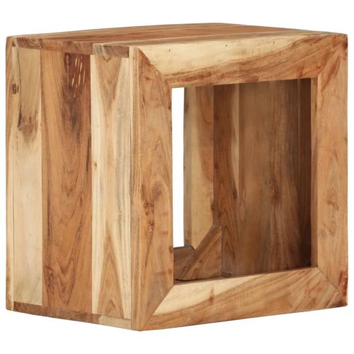 Табуретка 40x30x40 см масивно дърво акация