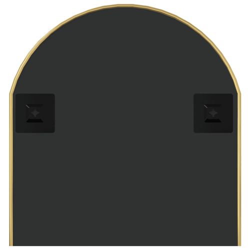 Стенно огледало златисто 90x40 см овално