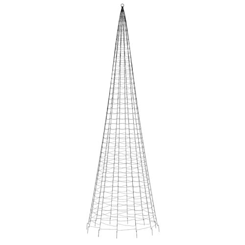 LED коледна елха 1534 LED синьо 500 см