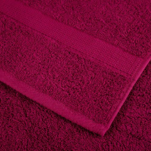 Премиум кърпи за сауна SOLUND 4 бр бордо 80x200 см 600 gsm