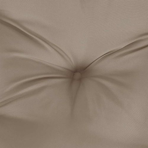 Палетна възглавница, таупе, 60x61,5x10 см, текстил