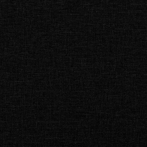 Боксспринг легло с матрак, черно, 200x200 см, плат