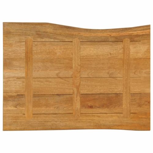 Плот за маса, 90x60x3,8 см, жив ръб, масивно дърво манго