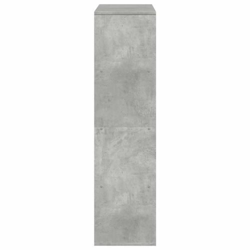 Разделител за стая бетонно сив 100x33x125,5 см инженерно дърво
