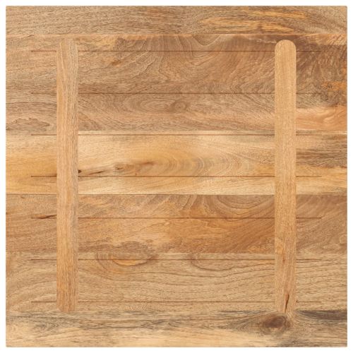 Плот за маса 80x80x2,5 см квадратен манго масив