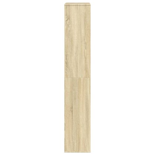 Разделител за стая сонома дъб 100x33x187,5 см инженерно дърво