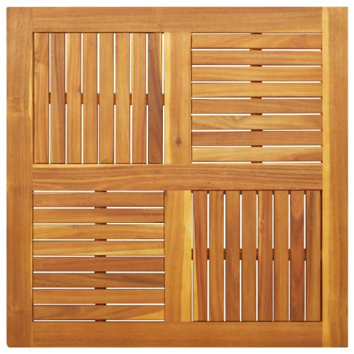 Плот за маса 90x90x2,2 см квадратен масивна акация