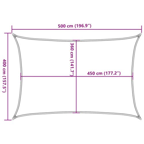 Платно-сенник, 160 г/м², правоъгълно, сини, 4x5 м, HDPE