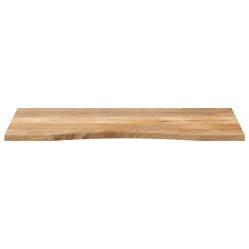 Плот за бюро с извивка 140x50x2,5 см грубо мангово дърво масив