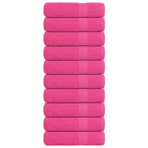 Кърпи за душ FROGN 10 бр. Розови 70x140 см 360 г/м²