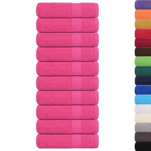 Кърпи за душ FROGN 10 бр. Розови 70x140 см 360 г/м²