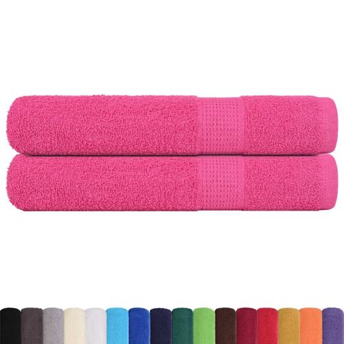 Кърпи FROGN 2 бр. Розови 100x200 см 360 г/м²