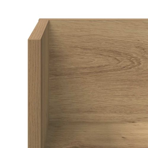 Стенни рафтове 2 бр дъб артизан 100x16,5x16,5см инженерно дърво