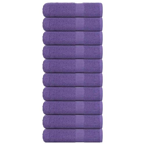 Кърпи за душ FROGN 10 бр. Лилави 70x140 см 360 г/м²
