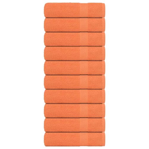 Кърпи за баня FROGN 10 бр. Оранжеви 100x150 см 360 г/м²