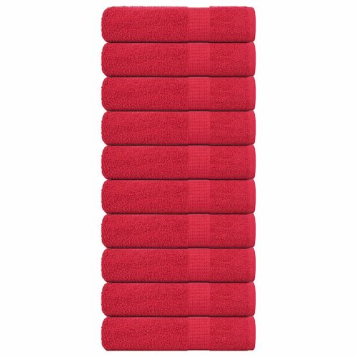 Кърпи за душ FROGN 10 бр. Червени 70x140 см 360 г/м²