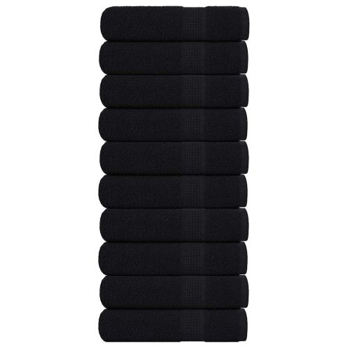 Кърпи за ръце FROGN 10 бр. Черни 50x100 см 360 г/м²