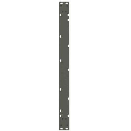 Крака за трапезна маса, V-образни, 3 бр., антрацит, 100x(72-73,3) см, стомана