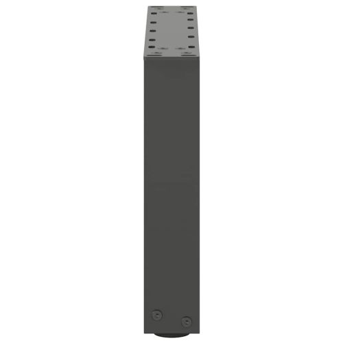 Крака за масичка за кафе, U-образни, 2 бр., антрацит, 40x(30-31) см, стомана