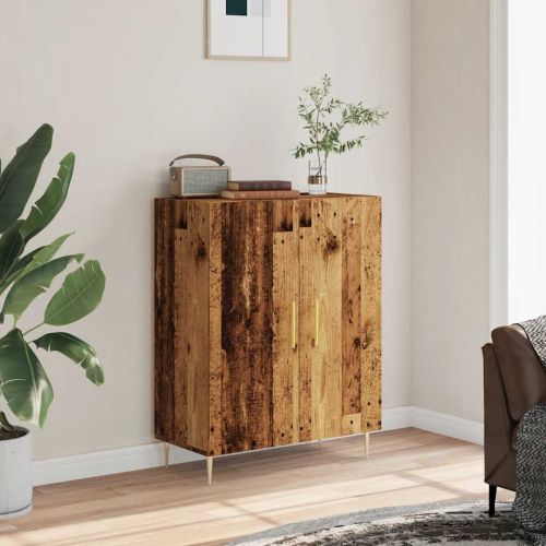 Шкаф за хранене Old Wood 69,5x34x90 cm Инженерна дървесина