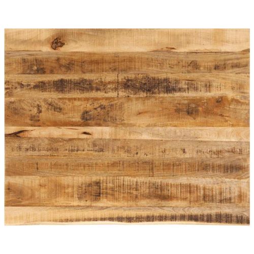 Плот за маса 100x80x3,8cm Жив ръб Масивна дървесина Грубо манго