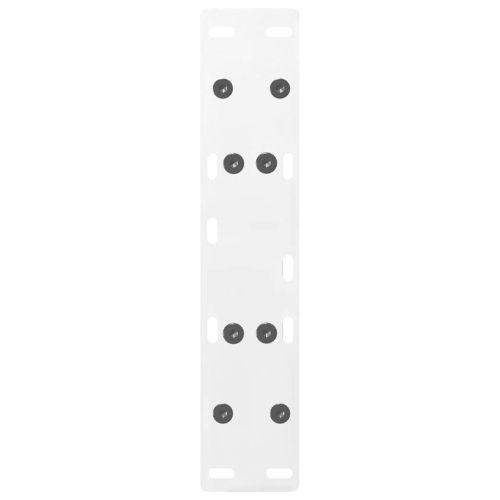 Крака за масичка за кафе, А-образни, 2 бр., бели, 30 x (30-31) см, стомана