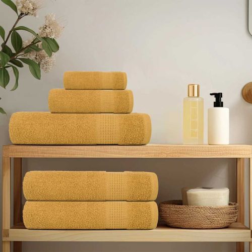 Кърпи за гости FROGN 2 бр. Златисти 30x50 см 360 г/м²