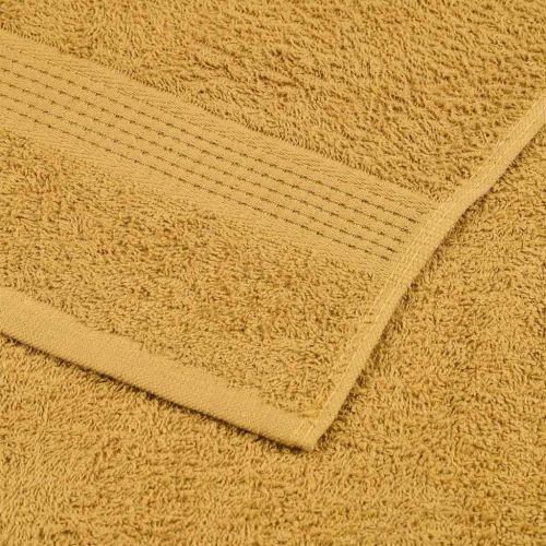 Кърпи за гости FROGN 2 бр. Златисти 30x50 см 360 г/м²